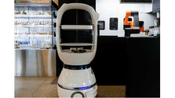 應用HIWIN上銀微型導軌的咖啡機器人的兄弟來了